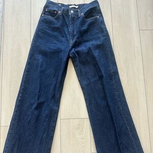 Levi’s Dark Blue Wide-Leg Jeans size 19 (runs small)